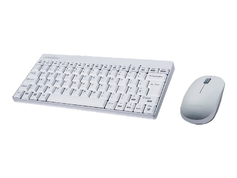 Perixx PERIDUO-712 keyboard Mouse included Universal RF Wireless White