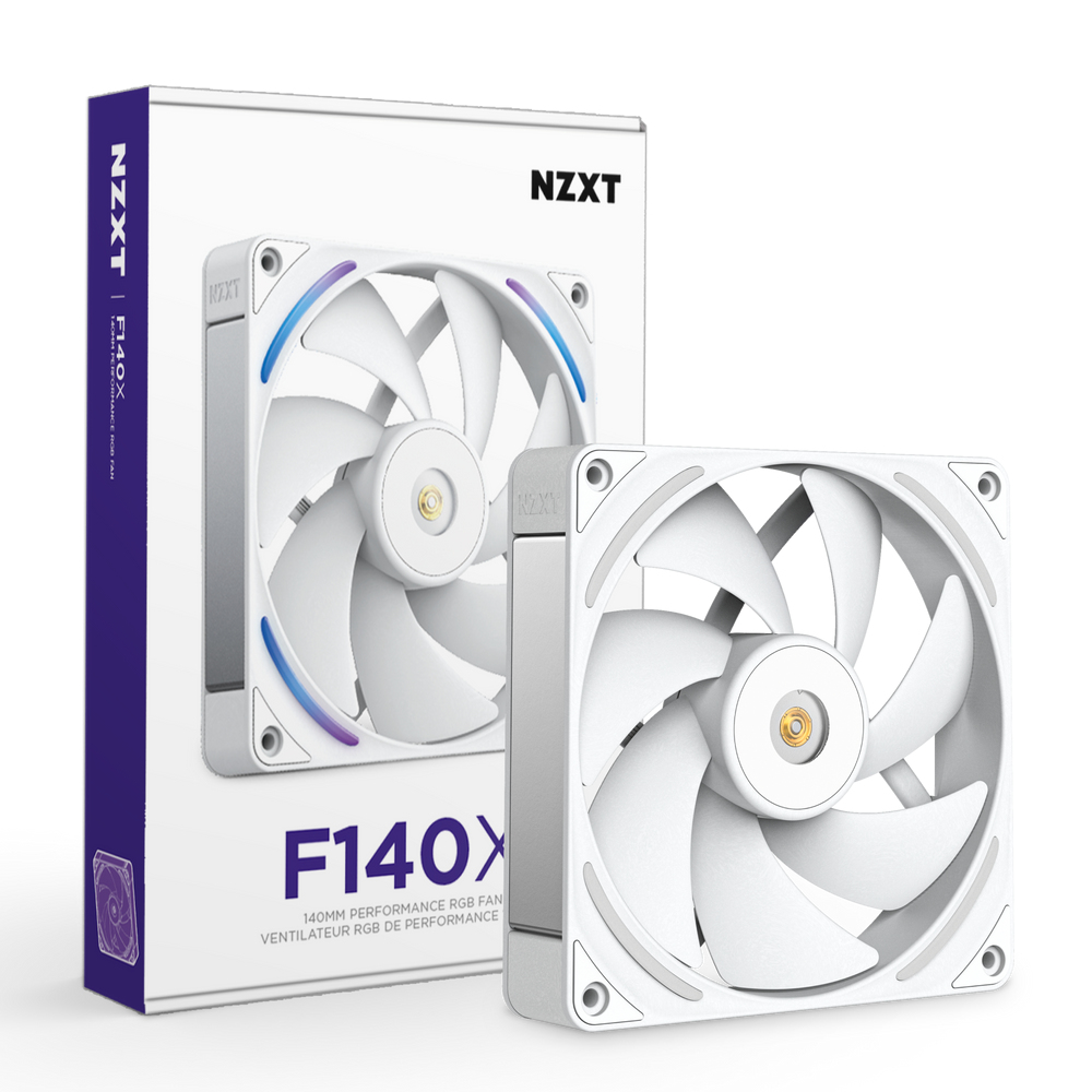 NZXT F140X Boitier PC Ventilateur 14 cm Blanc 1 pi�ce(s)