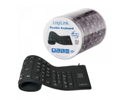 LogiLink ID0019A clavier USB QWERTZ Allemand Noir