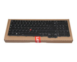 Lenovo SN21K04793 Tastatur DE deutsch schwarz/schwarz mit Backlight und - Tastatur
