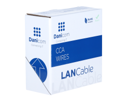 DSIT CAT5e F/UTP auf Spule gewickelt starr grau CCA - CAT 5e - UTP