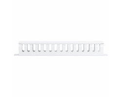 DSIT 19 Zoll Kabelf�hrungsleiste mit Abdeckung - weiss