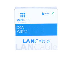 DSIT CAT6 U/UTP auf Spule gewickelt grau CCA DC-UTP6CCA50S-GRY - CAT 6 - UTP