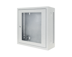 DSIT 3HE Wandschrank Wei� mit Glast�r 185mm tief