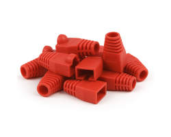 DSIT DANICOM RJ45 Tule Rot - 10 St�ck DC-RJ45-BOOT-RED-10PCE