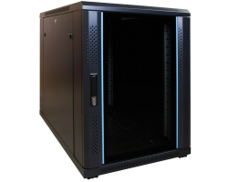 DSIT kleiner Serverschrank mit Glast�r BxTxH 600 x 1000 - Rack