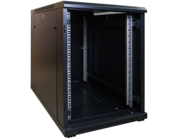 DSIT kleiner Serverschrank mit Glast�r BxTxH 600 x 1000 - Rack
