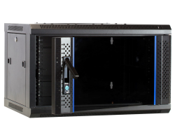 DSIT 4 HE Serverschrank Wandgeh�use mit Glastuer nicht vormontiert BxTxH 600 x 450