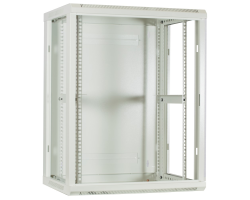 DSIT Serverschrank Wandgeh�use mit Glastuer Wei� BxTxH 600 x 450 - Wandgeh�use