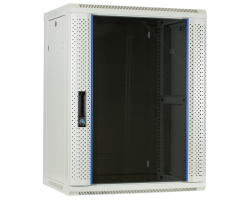 DSIT Serverschrank Wandgeh�use mit Glastuer Wei� BxTxH 600 x 450 - Wandgeh�use