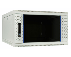 DSIT Serverschrank Wandgeh�use mit Glastuer Wei� BxTxH 600 x - Wandgeh�use