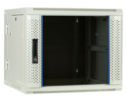 DSIT Serverschrank wendbares Wandgeh�use mit Glastuer Wei� BxTxH 600 x - Wandgeh�use