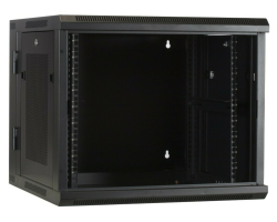 DSIT Serverschrank wendbares Wandgeh�use mit Glast�r und perforierten Seitenw�nden - Wandgeh�use