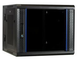 DSIT Serverschrank wendbares Wandgeh�use mit Glast�r und perforierten Seitenw�nden - Wandgeh�use