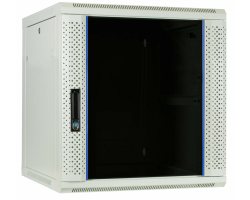DSIT Serverschrank Wandgeh�use mit Glastuer Wei� BxTxH 600 x - Wandgeh�use