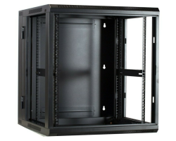 DSIT Serverschrank wendbares Wandgeh�use mit Glast�r und perforierten Seitenw�nden - Wandgeh�use