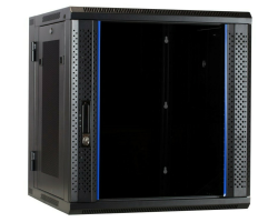 DSIT Serverschrank wendbares Wandgeh�use mit Glast�r und perforierten Seitenw�nden - Wandgeh�use