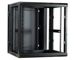 DSIT Serverschrank wendbares Wandgeh�use mit Glast�r und perforierten Seitenw�nden - Wandgeh�use