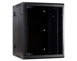 DSIT Serverschrank wendbares Wandgeh�use mit Glast�r BxTxH 600 x - Wandgeh�use