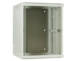 DSIT Serverschrank wendbares Wandgeh�use mit Glastuer Wei� BxTxH 600 x - Wandgeh�use