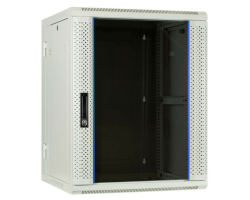 DSIT Serverschrank wendbares Wandgeh�use mit Glastuer Wei� BxTxH 600 x - Wandgeh�use