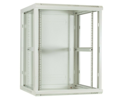 DSIT Serverschrank Wandgeh�use mit Glast�r Wei� BxTxH 600 x - Wandgeh�use