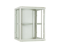DSIT Serverschrank Wandgeh�use mit Glastuer Wei� BxTxH 600 x - Wandgeh�use