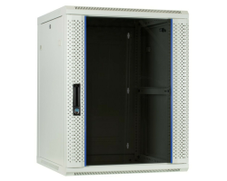 DSIT Serverschrank Wandgeh�use mit Glast�r Wei� BxTxH 600 x - Wandgeh�use