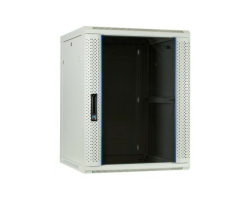 DSIT Serverschrank Wandgeh�use mit Glastuer Wei� BxTxH 600 x - Wandgeh�use