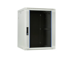 DSIT Serverschrank Wandgeh�use mit Glastuer Wei� BxTxH 600 x - Wandgeh�use