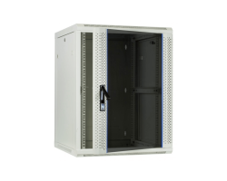 DSIT Serverschrank Wandgeh�use mit Glastuer Wei� BxTxH 600 x - Wandgeh�use
