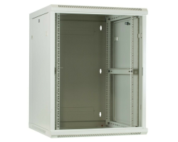 DSIT Serverschrank Wandgeh�use mit Glast�r Wei� BxTxH 600 x - Wandgeh�use