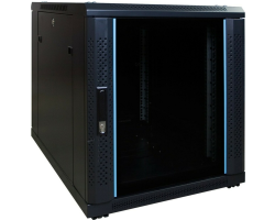 DSIT kleiner Serverschrank mit Glast�r BxTxH 600 x 800 - Rack
