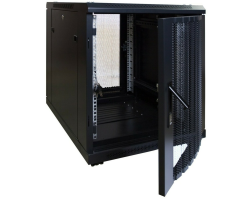 DSIT kleiner Serverschrank mit perforierter Frontt�r BxTxH 600 x 800 - Rack
