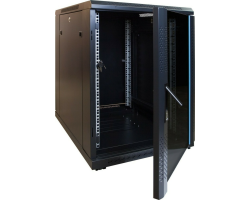 DSIT kleiner Serverschrank mit Glast�r BxTxH 600x600x860mm - Rack