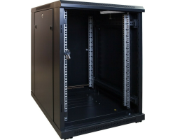 DSIT kleiner Serverschrank mit Glast�r BxTxH 600x600x860mm - Rack