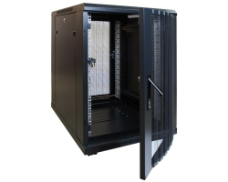 DSIT kleiner Serverschrank mit perforierter Frontt�r BxTxH 600 x 800 - Rack