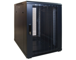 DSIT kleiner Serverschrank mit perforierter Frontt�r BxTxH 600 x 860 - Rack