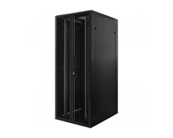 DSIT 19 Serverschrank mit perforierten Doppelfl�geltueren vorne und hinten BxTxH - Rack