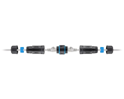 DSIT Cat6 STP RJ45 Kabelkupplung Outdoor IP68 - Kabel - Netzwerk