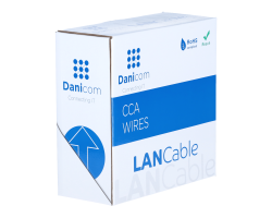 DSIT CAT5e F/UTP auf Spule gewicktelt flexibel grau CCA - CAT 5e - UTP