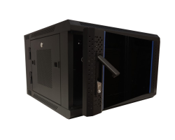 DSIT Netzwerkschrank schwenkbarer Wandschrank mit Glast�r und perforierten - Rack