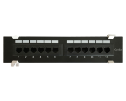 DSIT CAT 6a Wand Patchpanel 12-fach UTP - Zubeh�r Netzwerk - 12-Port