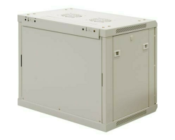 DSIT Serverschrank Wandgeh�use mit Glastuer Wei� BxTxH 600 x 450 - Wandgeh�use