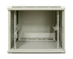 DSIT Serverschrank Wandgeh�use mit Glastuer Wei� BxTxH 600 x 450 - Wandgeh�use