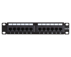DSIT Patchpanel 10 12-fach UTP CAT 5e - Zubeh�r Netzwerk - 12-Port