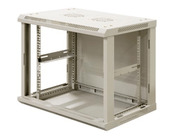 DSIT Serverschrank wendbares Wandgeh�use mit Glastuer Wei� BxTxH 600 x - Wandgeh�use