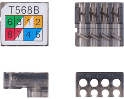 DSIT STP CAT 6 Kabelverbindung Toolless - Netzwerk - CAT 6