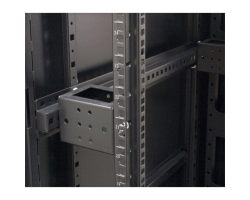 DSIT 19 Serverschrank mit perforierten Doppelfl�geltueren vorne und hinten BxTxH - Rack