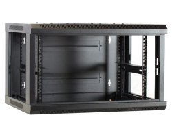 DSIT 4 HE Serverschrank Wandgeh�use mit Glastuer nicht vormontiert BxTxH 600 x 450